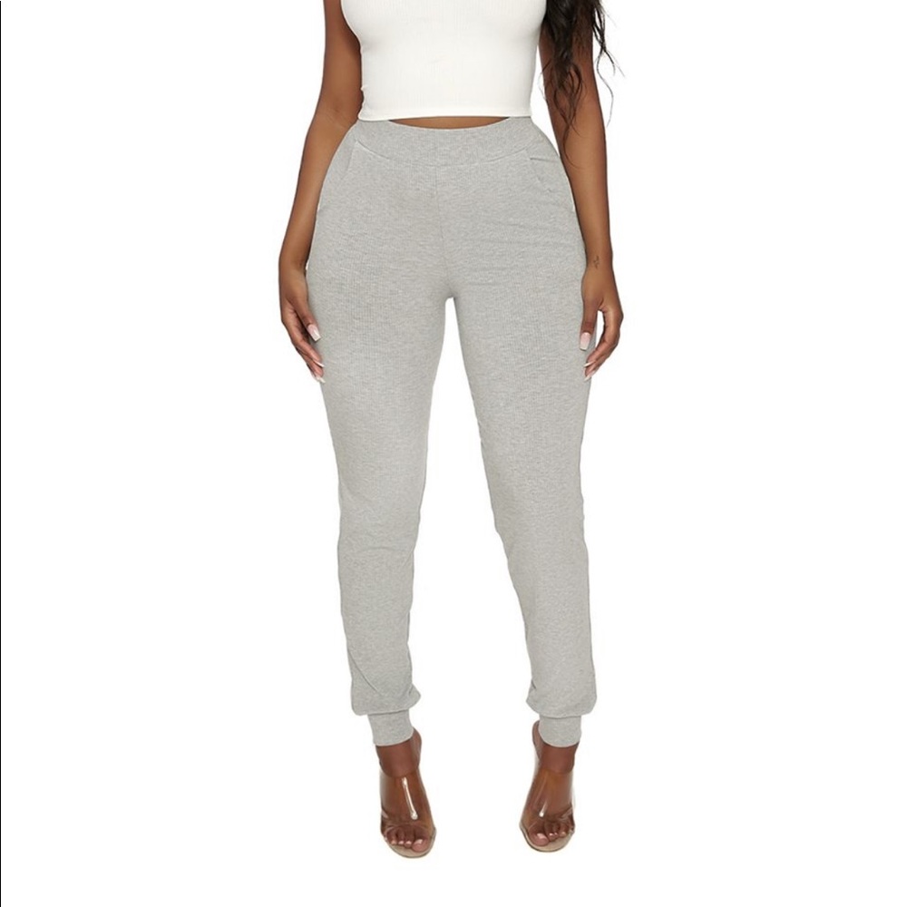 Gray joggers